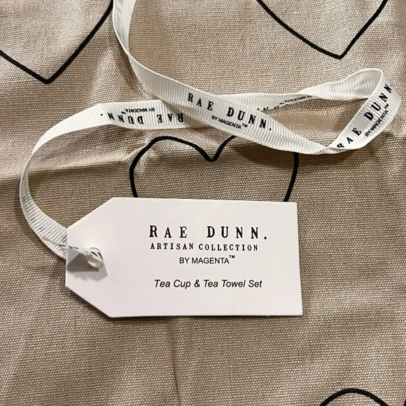 Rae Dunn Mug Tea Set with Tea Towel pink especially for Mom! - Picture 4 of 9